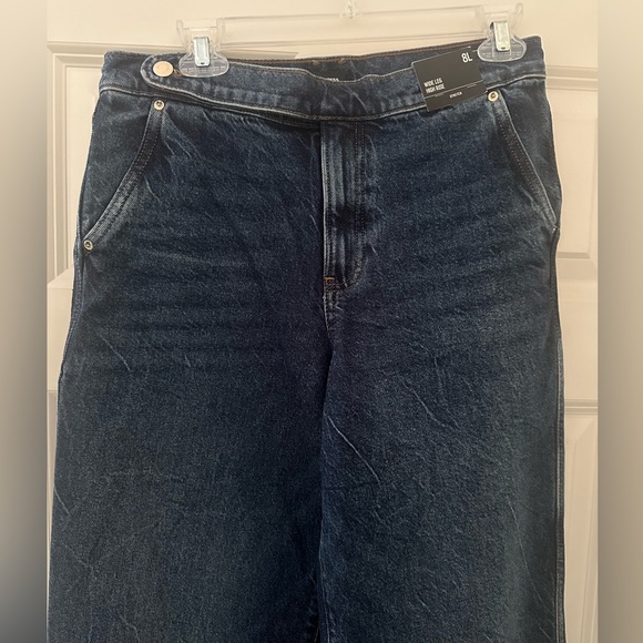 Express high rise dark wash jeans NWT - Picture 5 of 6